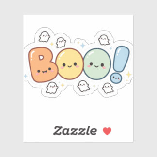 Alternative Title: Cute Boo Halloween Design - Pas Sticker