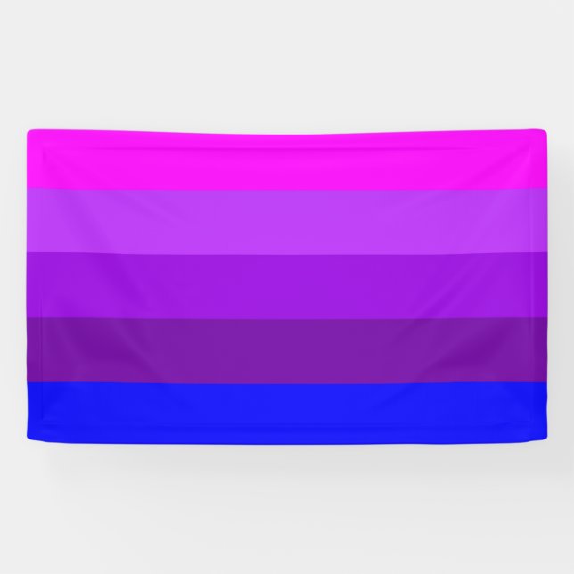 Alternative Transgender Pride Flag Banner (Horizontal)