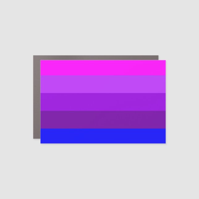 Alternative Transgender Pride Flag Car Magnet (Front)