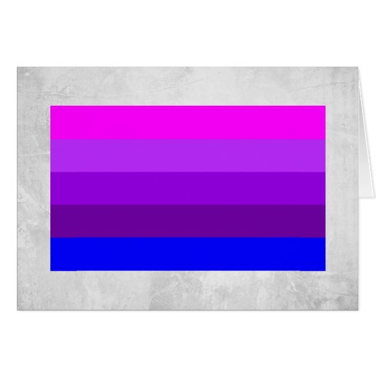 Alternative Transgender Pride Flag Cards (Front Horizontal)