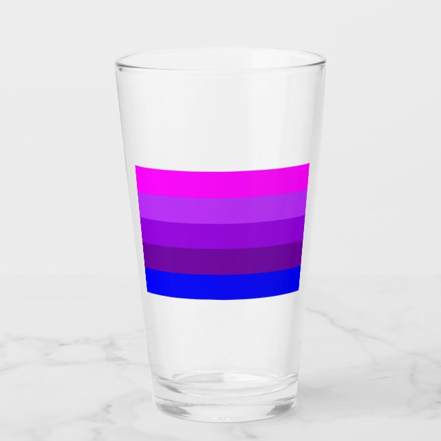 Alternative Transgender Pride Flag Glass (Front)