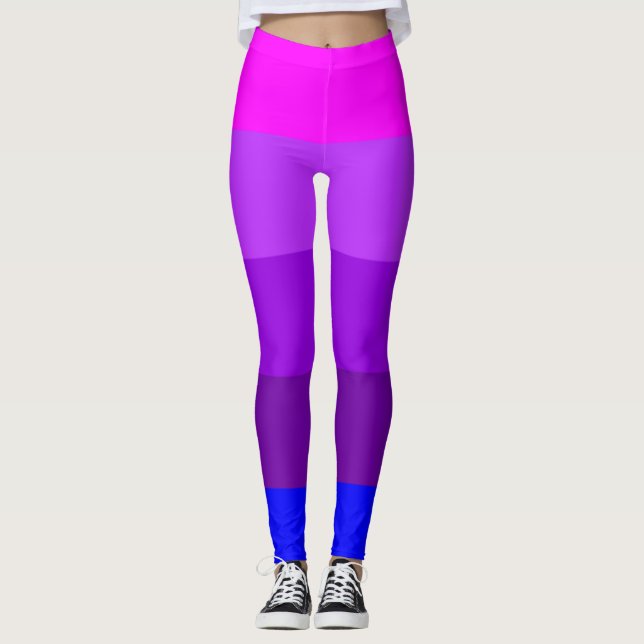 Alternative Transgender Pride Flag Leggings (Front)