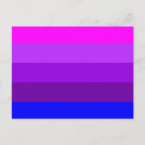 Alternative Transgender Pride Flag Postcard
