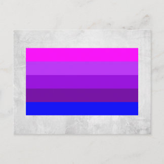 Alternative Transgender Pride Flag Postcard
