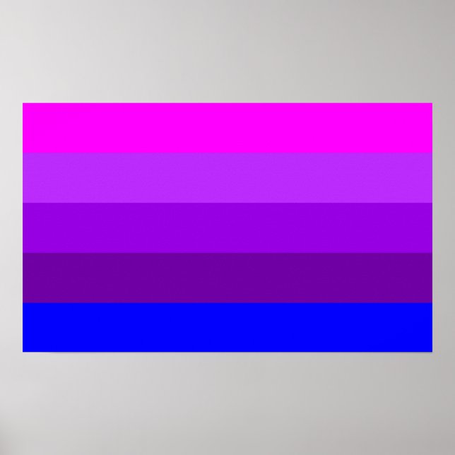 Alternative Transgender Pride Flag Poster (Front)