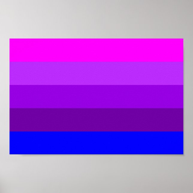 Alternative Transgender Pride Flag Poster (Front)