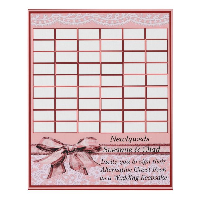 Alternative Wedding Guest Book (Front)