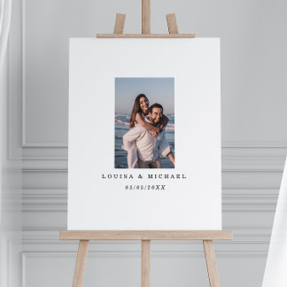 Alternative Wedding Guest Book Photo Foam Board