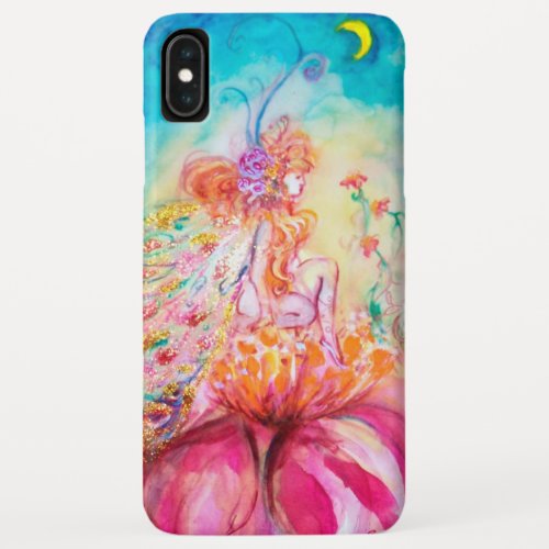 ALTHEA Whimsical Fairy on the Pink Flower iPhone XS Max Case
