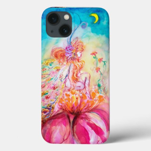ALTHEA Whimsical Fairy on the Pink Flower iPhone 13 Case
