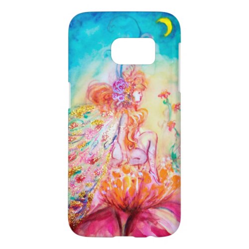 ALTHEA Whimsical Fairy on the Pink Flower Samsung Galaxy S7 Case
