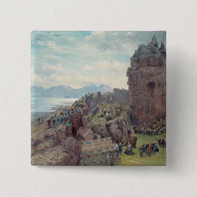 Althing in Session Pinback Button (Front)