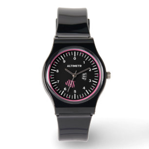 Altimetr Lady Pilot Aviation Geek Watch