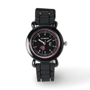 Altimetr Lady Pilot Aviation Geek Watch
