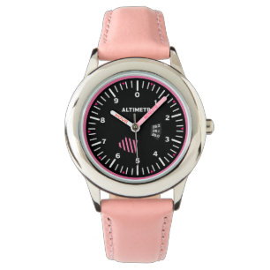 Altimetr Lady Pilot Aviation Geek Watch