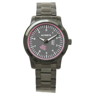 Altimetr Lady Pilot Aviation Geek Watch