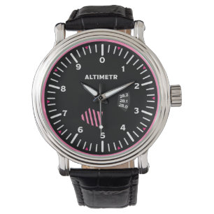 Altimetr Lady Pilot Aviation Geek Watch
