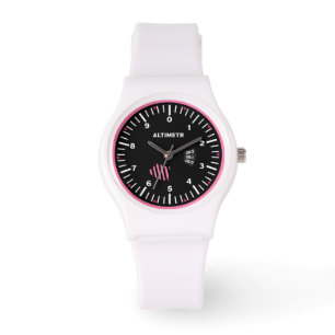 Altimetr Lady Pilot Aviation Geek Watch