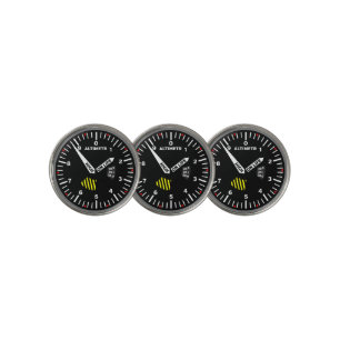 Altimetr Pilot Aviation Geek Golf Ball Marker