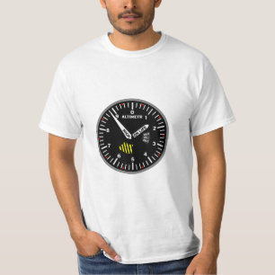 Altimetr Pilot Aviation Geek T-Shirt