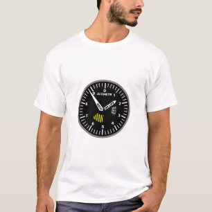 Altimetr Pilot Aviation Geek T-Shirt