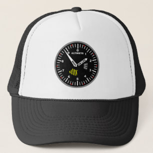 Altimetr Pilot Aviation Geek Trucker Hat