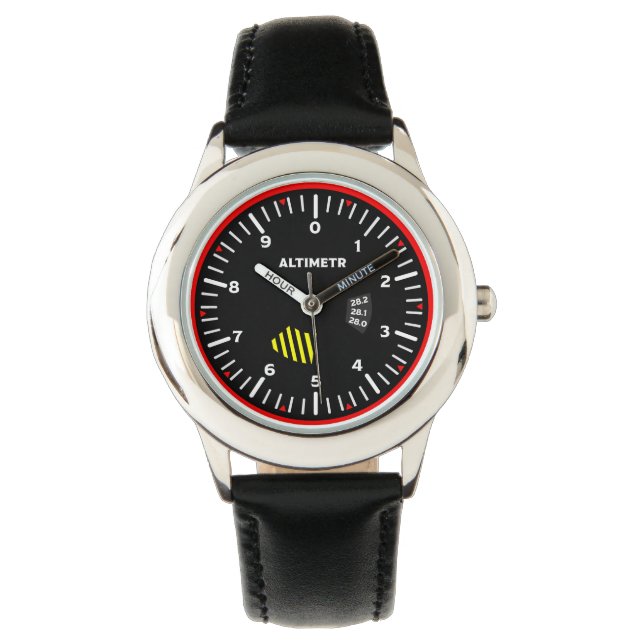 Altimetr Pilot Aviation Geek Watch (Front)