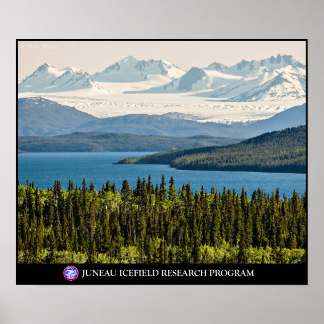 Altin Lake and the Juneau Icefield Poster (Front)