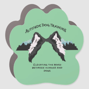 Altitude dog training car magnet