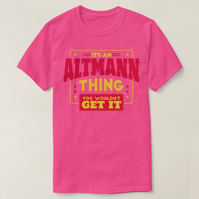 Altmann T-Shirt (Design Front)