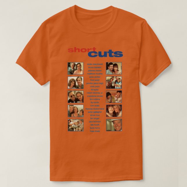 Altmans Short Cuts T-Shirt (Design Front)