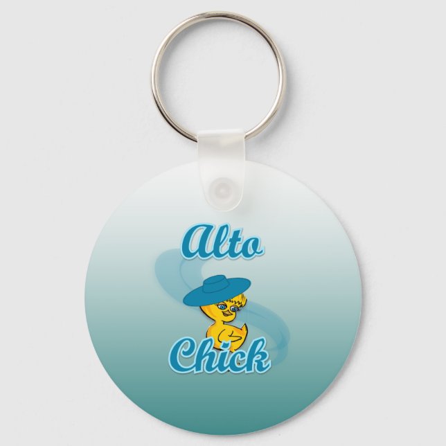 Alto Chick #3 Keychain (Front)