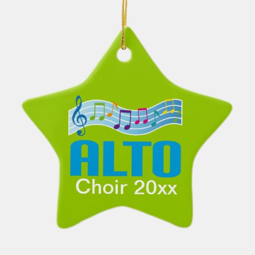 Alto Choir Keepsake Ornament Gift For Singer