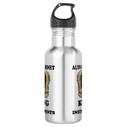 Alto Clarinet King of Instruments Stainless Steel Water Bottle