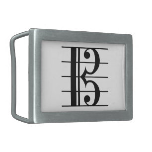 Alto Clef Belt Buckle