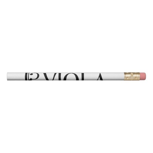 Alto Clef & Viola Pencil (Rotated 270)