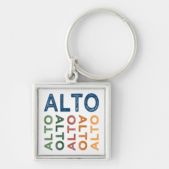 Alto Colorful Keychain (Front)