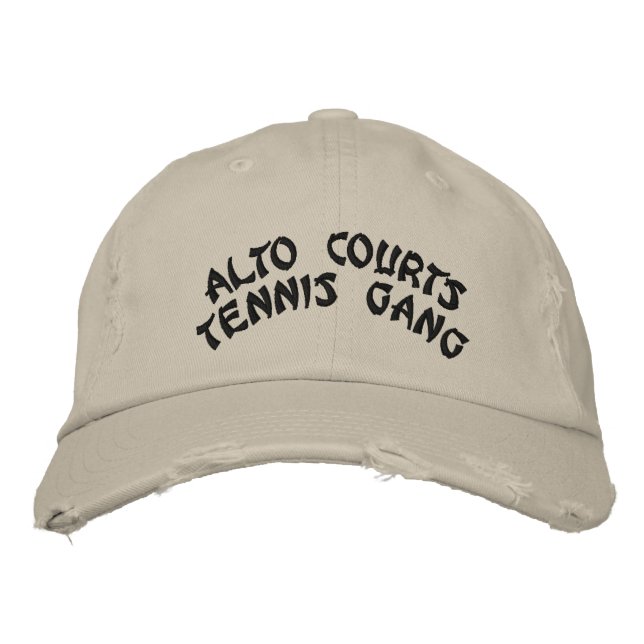 ALTO COURTStennis gang Embroidered Baseball Cap (Front)