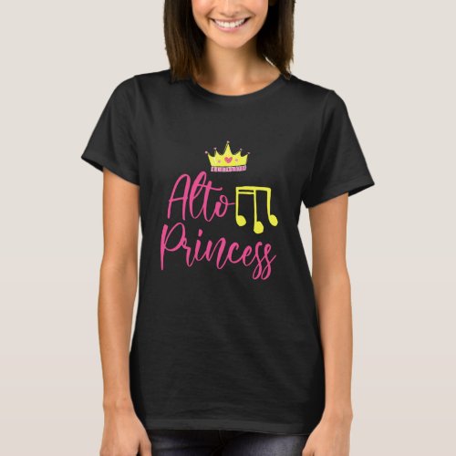 Alto Princess Musician Singer Singing Choir Gift T_Shirt