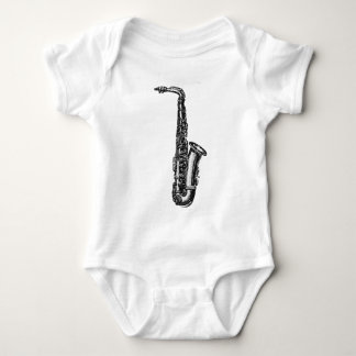 Alto Saxophone Baby Bodysuit