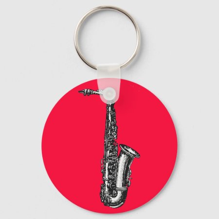 Alto Saxophone Keychain