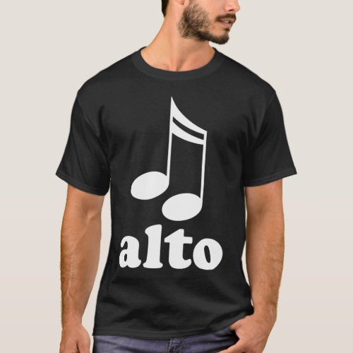 Alto Singer Choir Chorus Music T_Shirt