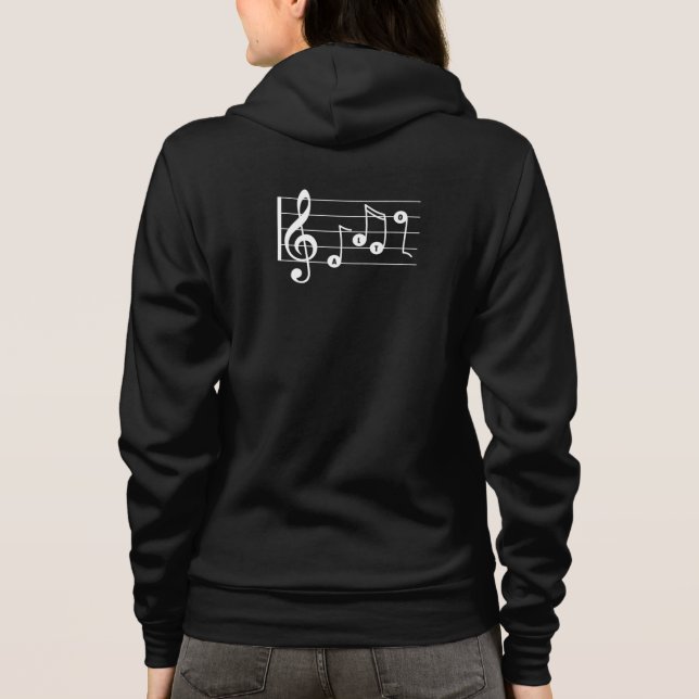 Alto Singer Musical Hoodie (Back)