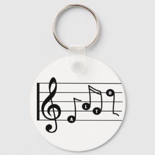 Alto Singer Musical Keychain