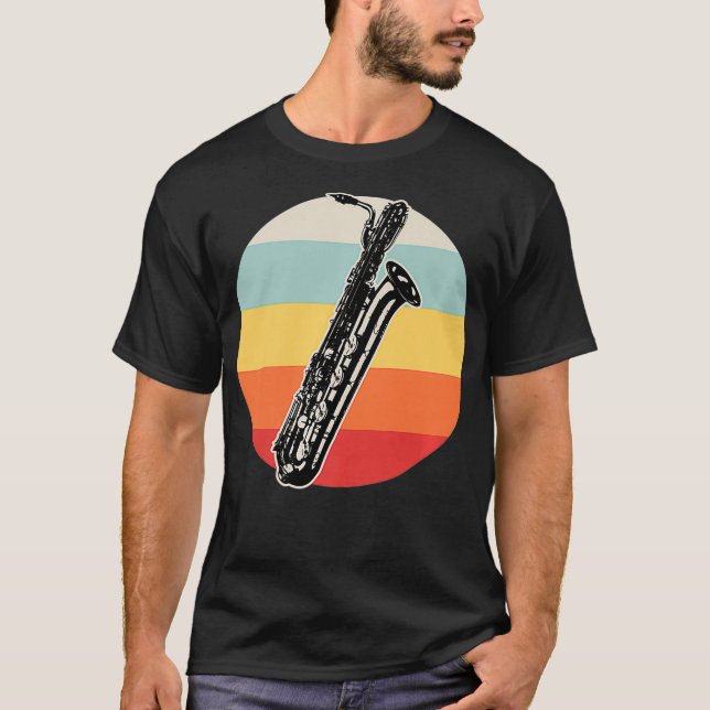 Alto Tenor Soprano Bari Baritone Sax Saxophone T-Shirt (Front)