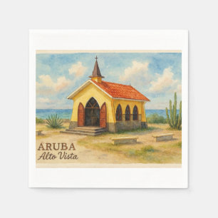 Alto Vista Aruba watercolor Napkins