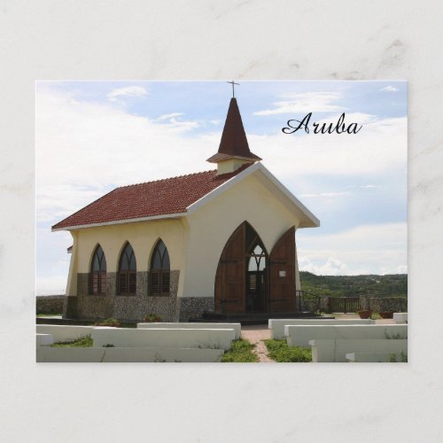 Alto Vista Chapel in Aruba Postcard