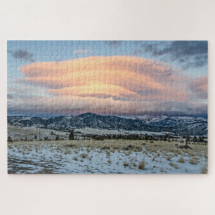 Altocumulus Standing Lenticular Clouds Jigsaw Puzzle