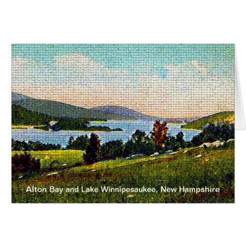Alton Bay and Lake Winnipesaukee New Hampshire