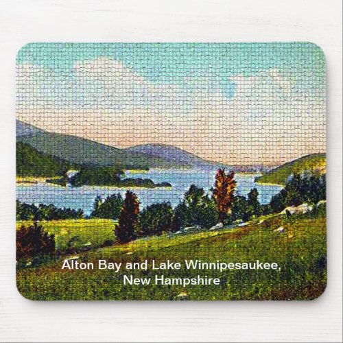 Alton Bay and Lake Winnipesaukee New Hampshire Mouse Pad